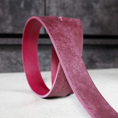 Tira de cinturón de piel Maya 3,5-4mm, 130-140cm, 33/38mm - Bordeaux – CraftPoint