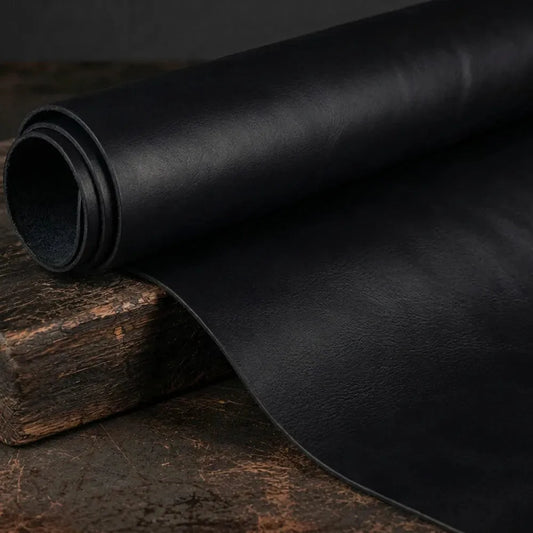 Skóra bydlęca licowa czarna 3.0 - 3.5 mm – CraftPoint