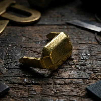 Grapas metálicas para pasadores de cinturón - latonadas - doradas – CraftPoint