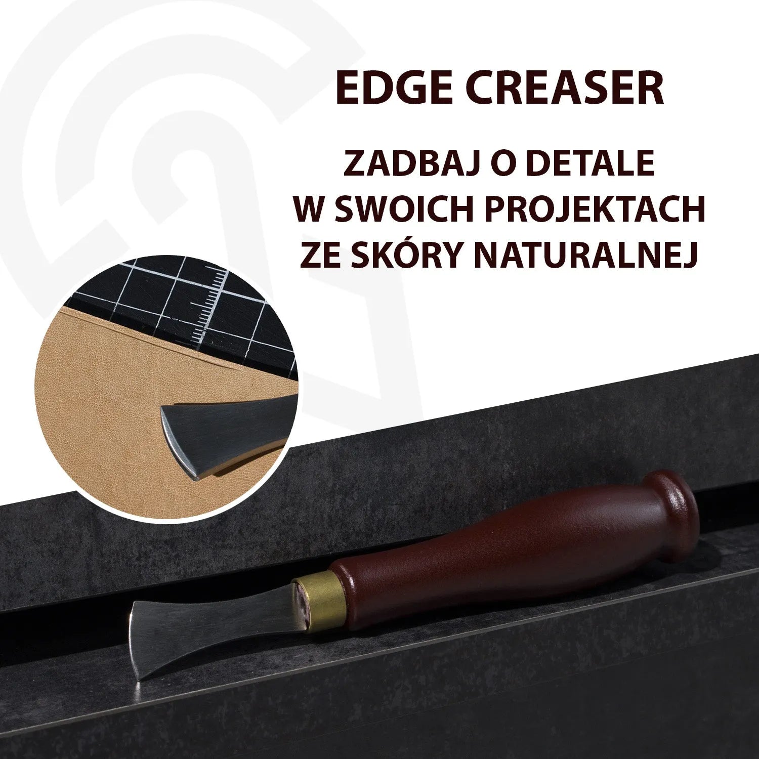 Edge Creaser - 4 rozmiary: 1/1,5/2/2,5 mm – CraftPoint