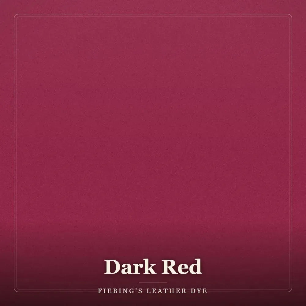 Fiebing's Leather Dye - Ciemnoczerwona farba do skóry - 118 ml – CraftPoint