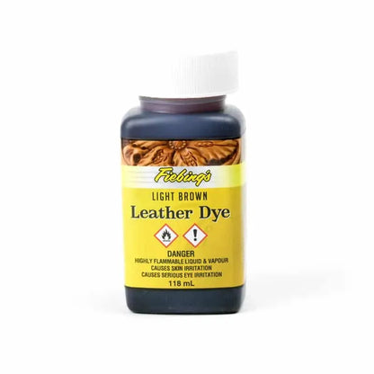 Fiebing's Leather Dye - Jasnobrązowa farba do skóry - 118 ml – CraftPoint