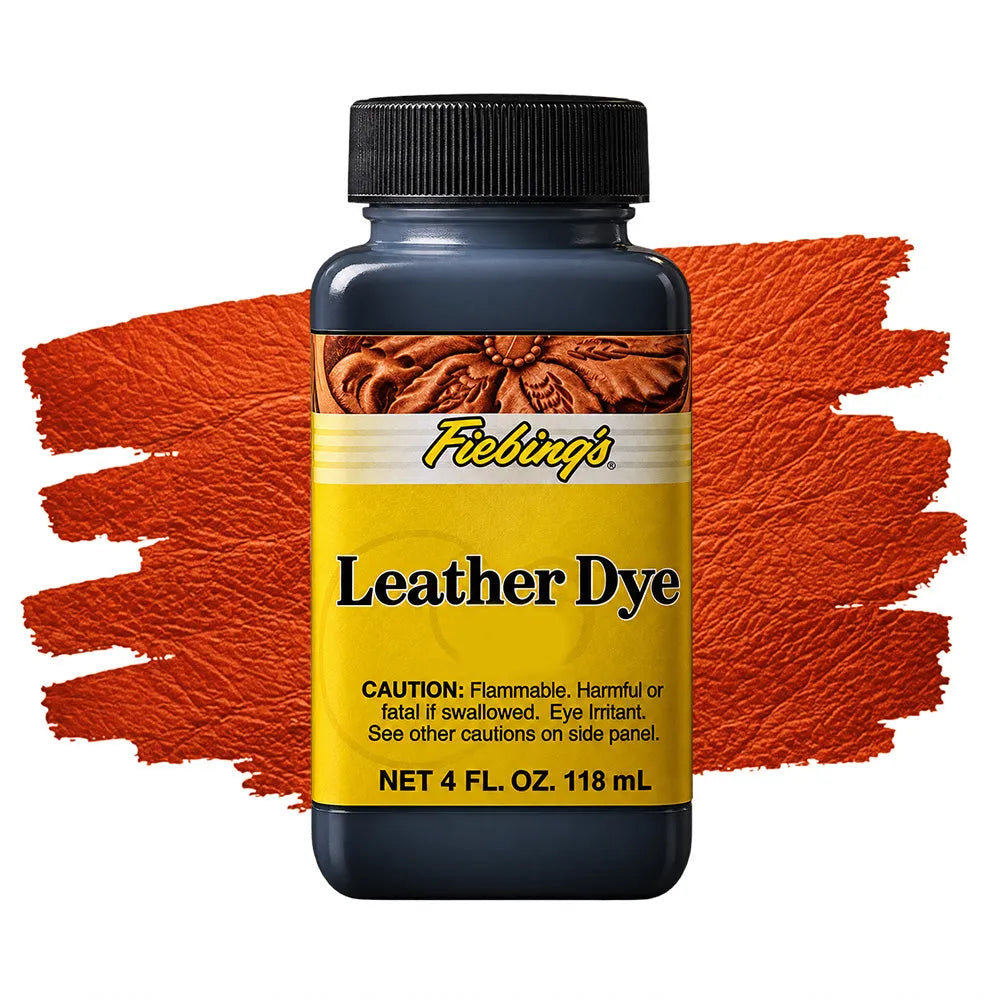 Fiebing's Leather Dye - Pomarańczowa farba do skóry - 118 ml – CraftPoint