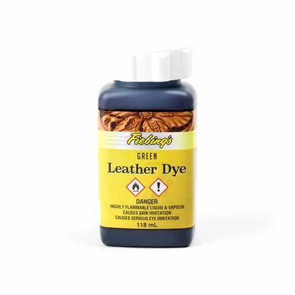 Fiebing's Leather Dye - Zielona farba do skóry - 118 ml – CraftPoint