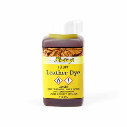 Fiebing's Leather Dye - Żółta farba do skóry - 118 ml – CraftPoint