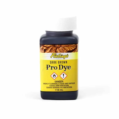 Fiebing's Pro Dye - Ciemnobrązowa farba do skóry - 118 ml – CraftPoint