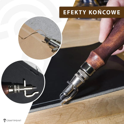 Groover uniwersalny z 5 końcówkami - pro stitching groover – CraftPoint