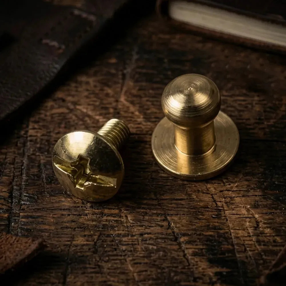 Knopiki kaletnicze 6 mm - złoty – CraftPoint