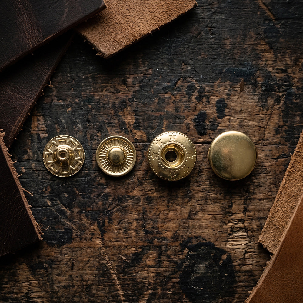 Broches de presión 15mm - dorados - 10 juegos – CraftPoint