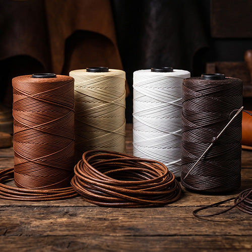Hilos y cordones de cuero