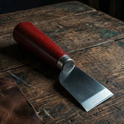 Cuchillo de zapatero / japonés con mango de madera – CraftPoint