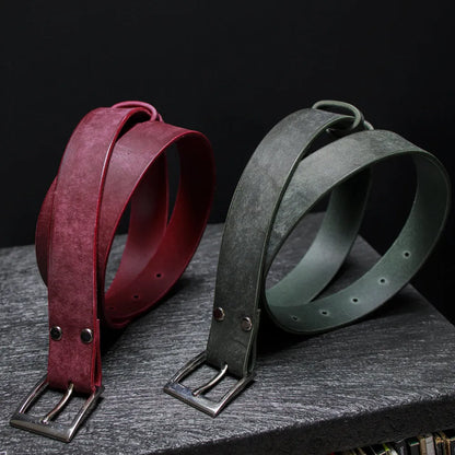 Pas ze skóry Maya 3,5-4mm, 130-140cm, 33/38mm - Bordeaux – CraftPoint