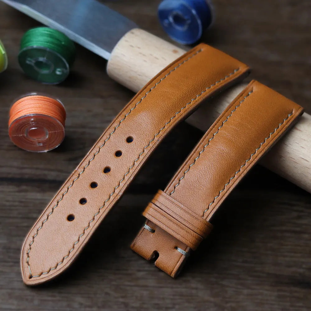 Skóra bydlęca licowa garbowana roślinnie 1.2 mm - Rosso – CraftPoint