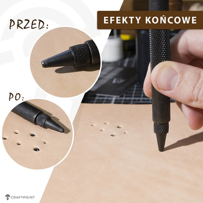 Zestaw wybijaków do skóry - 7 rozmiarów - 2-5mm – CraftPoint